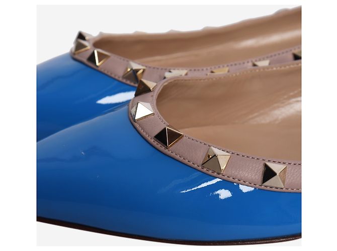Valentino Escarpines planos Blue rockstud - talla EU 40 (UK 7) - vista 4
