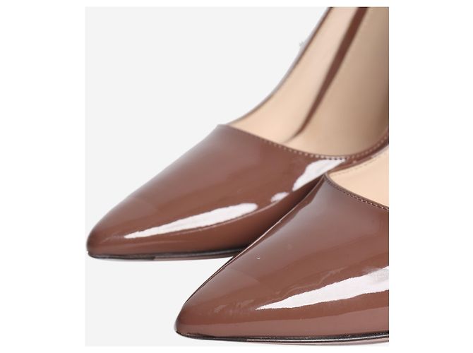Prada Braune Lackpumps - Größe EU 39 (UK 6) - Ansicht 4