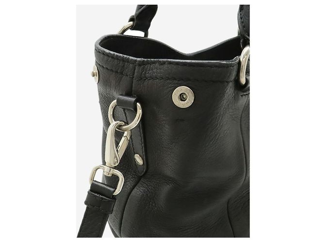 Prada Borsa 2way in pelle Vitello Daino nera Nero - vista 5