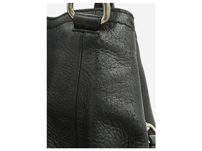 Prada Borsa 2way in pelle Vitello Daino nera Nero - vista 8