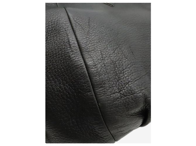 Prada Borsa 2way in pelle Vitello Daino nera Nero - vista 9