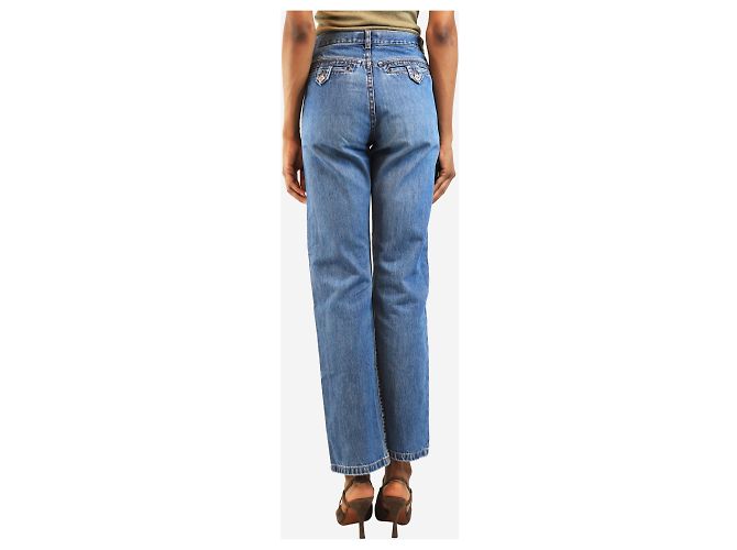 Apc Vaqueros azules con bolsillo con cremallera - talla UK 8 - vista 3
