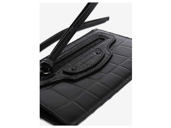Balenciaga Tarjetero City negro - vista 3
