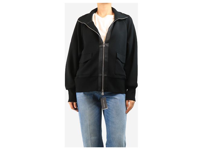 Autre Marque Black Roxbury zip through jacket - size L - view 3