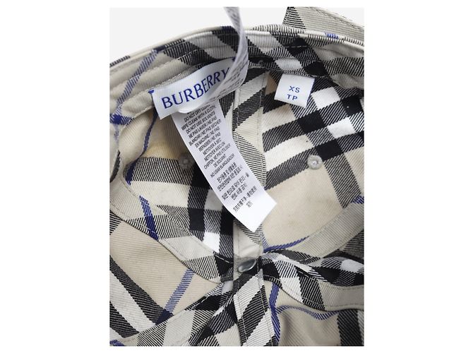 Burberry Gorra beige con estampado Nova check - vista 5