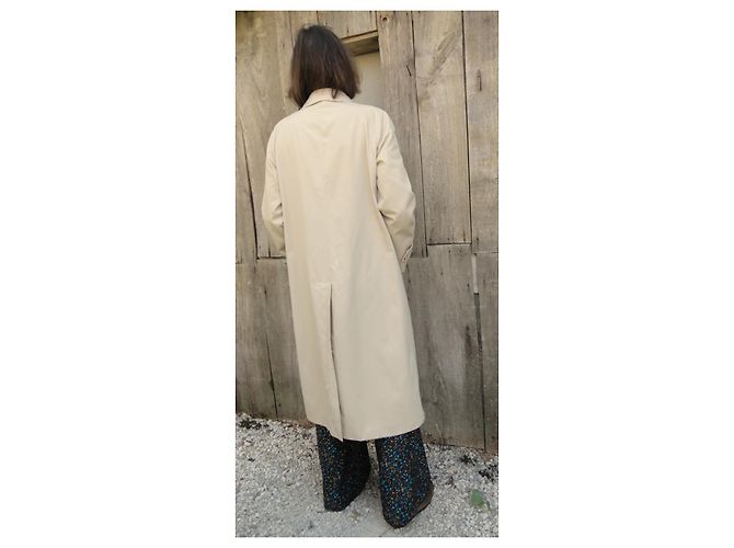 Impermeable Burberry de Gabardina Beige - vista 2
