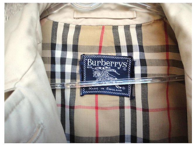Impermeable Burberry de Gabardina Beige - vista 3