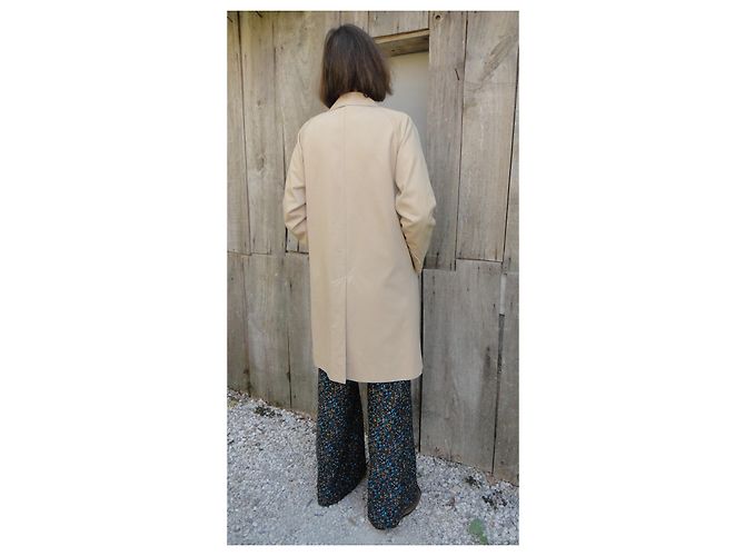 Impermeable Burberrys Beige de Gabardina - vista 2