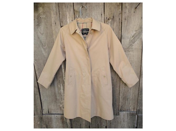 Impermeable Burberrys Beige de Gabardina - vista 6