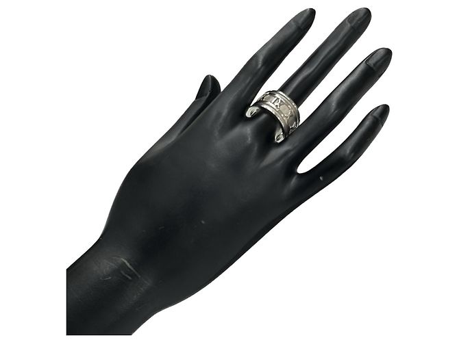 Tiffany & Co Tiffany Atlas Wide Band Ring Silber - Ansicht 2