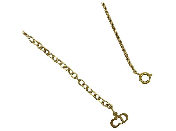 Collana Christian Dior Vintage CD Logo D'oro - vista 5