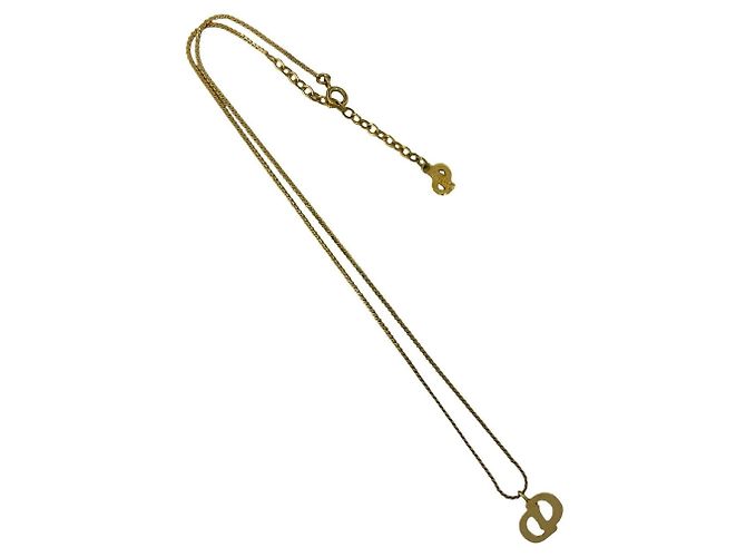 Collana Christian Dior Vintage CD Logo D'oro - vista 6