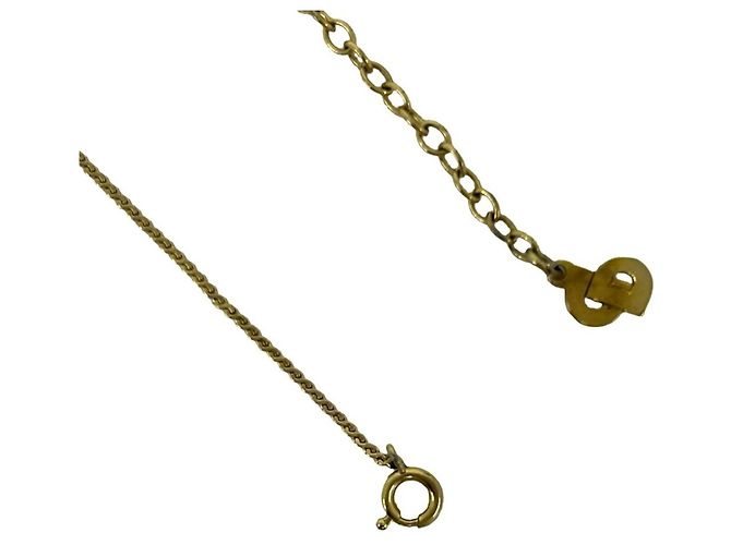 Collana Christian Dior Vintage CD Logo D'oro - vista 5