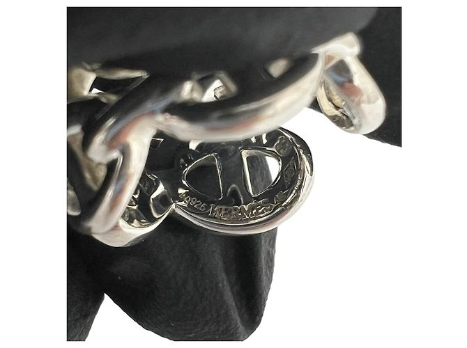 Ring Hermès Anello Enchainée GM in Argento 925 Hermes - vista 3