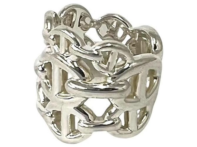 Ring Hermès Anello Enchainée GM in Argento 925 Hermes - vista 4