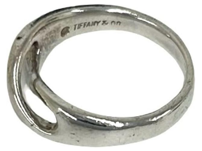 Tiffany & Co. Silver Infinity Band Ring Silvery - view 5
