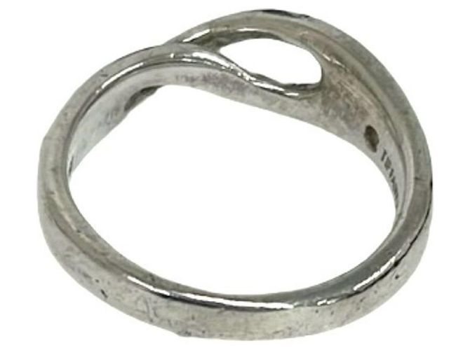 Tiffany & Co. Silver Infinity Band Ring Silvery - view 7