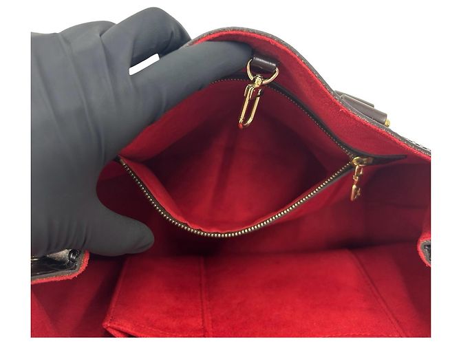 Borsa Louis Vuitton Hampstead PM Marrone - vista 10