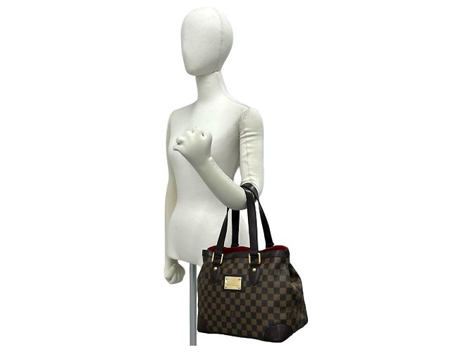 Borsa Louis Vuitton Hampstead PM Marrone - vista 2