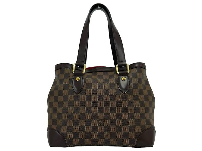Borsa Louis Vuitton Hampstead PM Marrone - vista 3