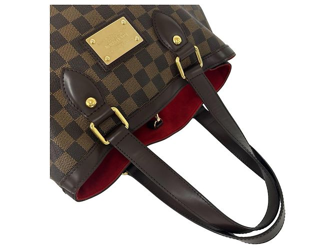 Borsa Louis Vuitton Hampstead PM Marrone - vista 4