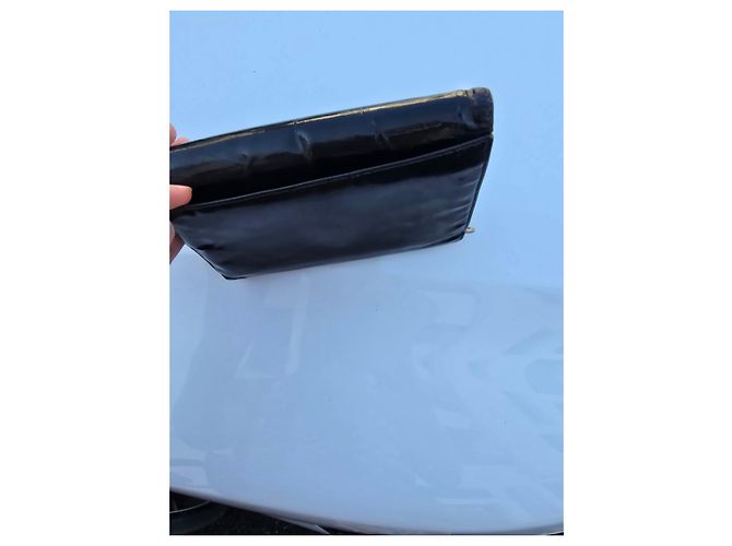Timeless Cartera Chanel Clásica en piel charol negra Negro - vista 6