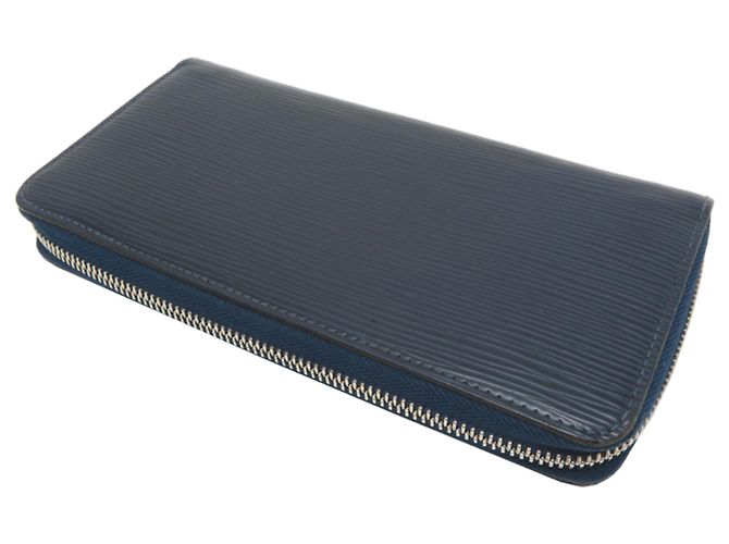 Louis Vuitton Zippy Wallet in Navy Marineblau - Ansicht 4