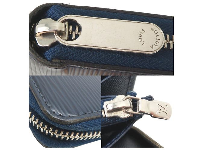 Louis Vuitton Zippy Wallet in Navy Marineblau - Ansicht 9