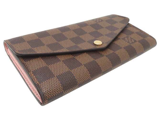 Cartera Sarah Long Louis Vuitton Rosa - vista 3