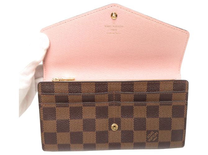 Cartera Sarah Long Louis Vuitton Rosa - vista 5