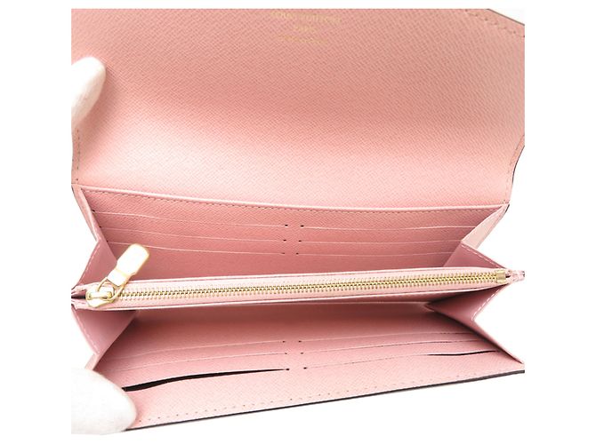 Cartera Sarah Long Louis Vuitton Rosa - vista 6