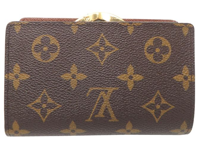 Cartera Louis Vuitton Portefeuille Viennois Bi-Fold Castaño - vista 2