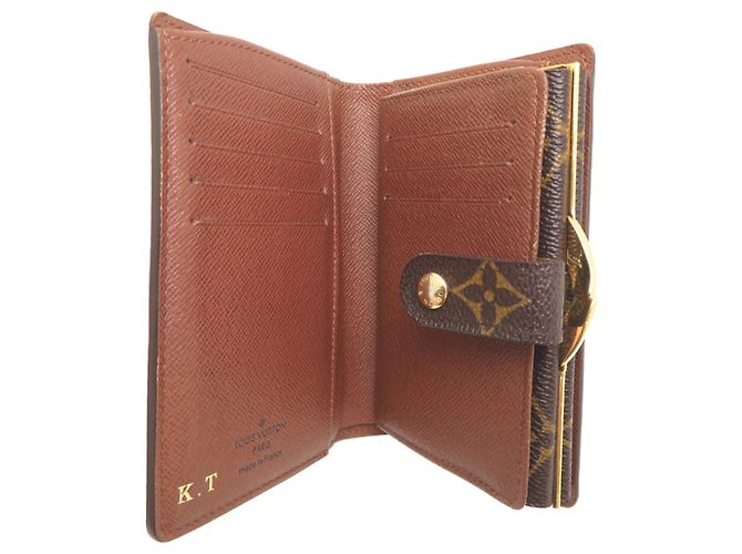 Cartera Louis Vuitton Portefeuille Viennois Bi-Fold Castaño - vista 5