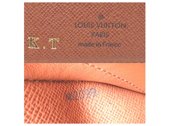 Cartera Louis Vuitton Portefeuille Viennois Bi-Fold Castaño - vista 8