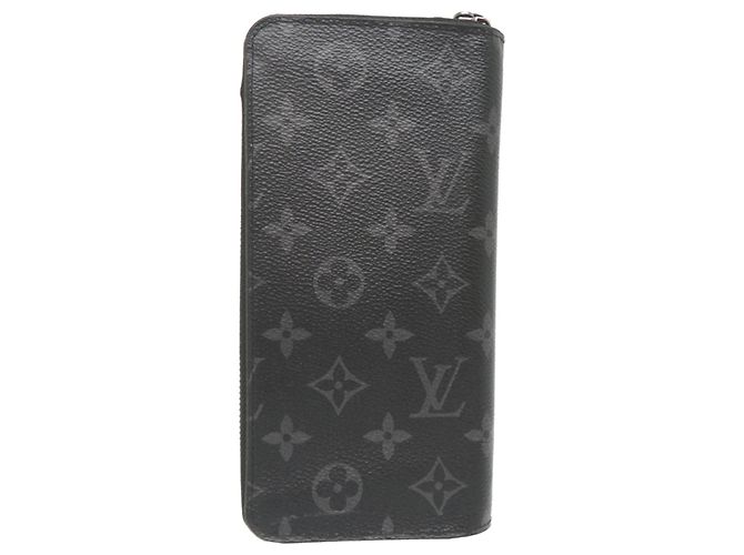 Zippy Louis Vuitton Monogram Eclipse Long Wallet Black - view 2