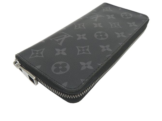 Zippy Louis Vuitton Monogram Eclipse Long Wallet Black - view 4