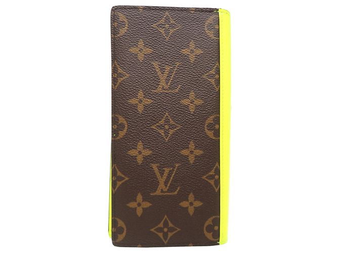 Portafoglio lungo Brazza da uomo Louis Vuitton Giallo - vista 2