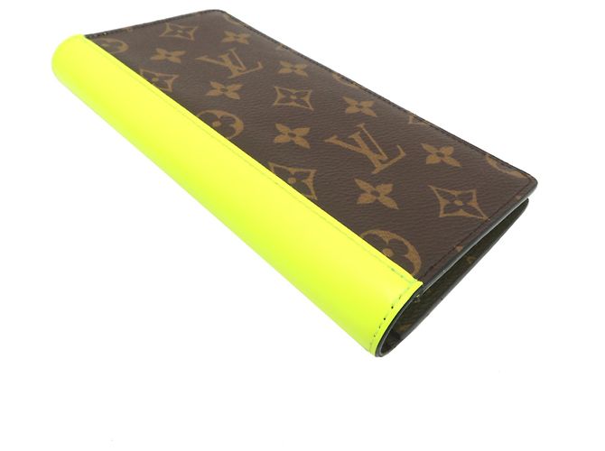 Portafoglio lungo Brazza da uomo Louis Vuitton Giallo - vista 3