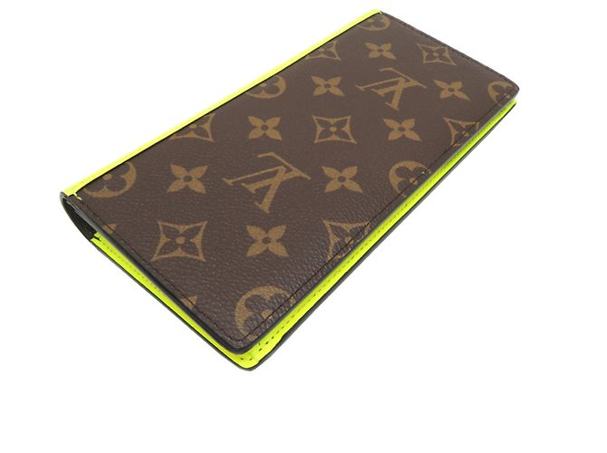 Portafoglio lungo Brazza da uomo Louis Vuitton Giallo - vista 4