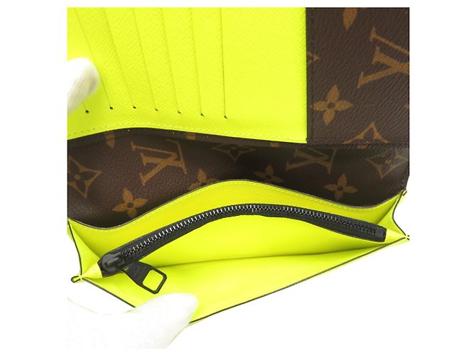 Portafoglio lungo Brazza da uomo Louis Vuitton Giallo - vista 6