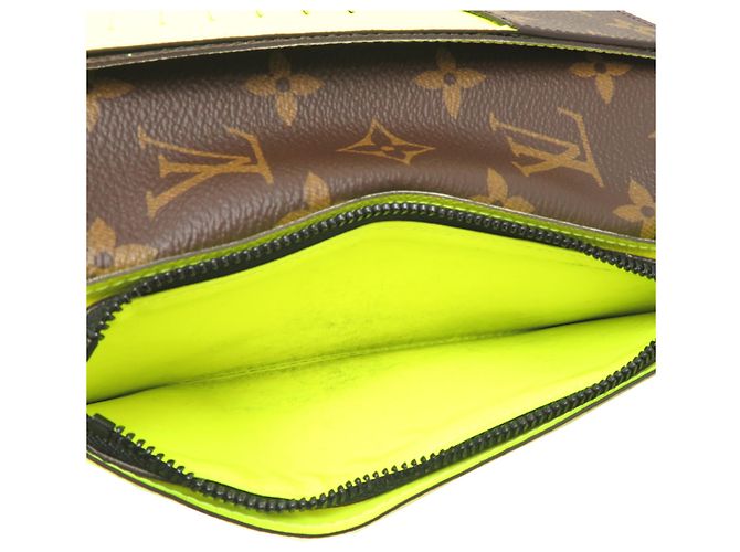 Portafoglio lungo Brazza da uomo Louis Vuitton Giallo - vista 7