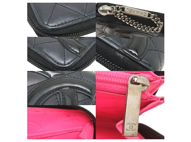 Chanel Cambon Line Long Wallet Schwarz - Ansicht 10