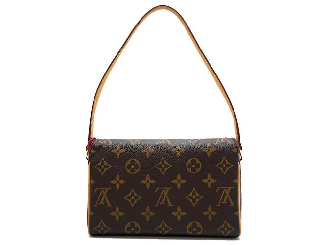 Borsa a tracolla Louis Vuitton Recital da donna Marrone - vista 2