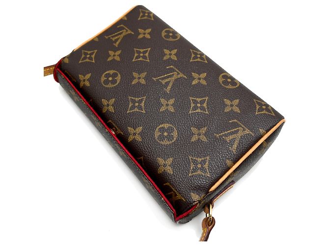 Borsa a tracolla Louis Vuitton Recital da donna Marrone - vista 3