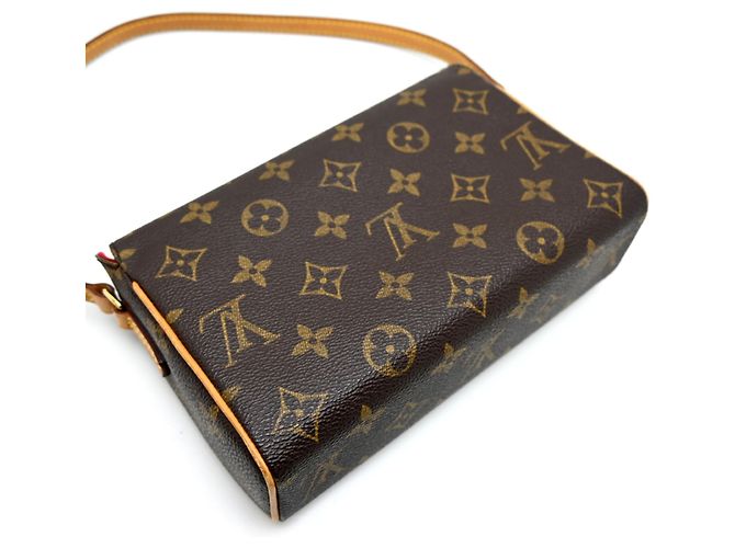 Borsa a tracolla Louis Vuitton Recital da donna Marrone - vista 4