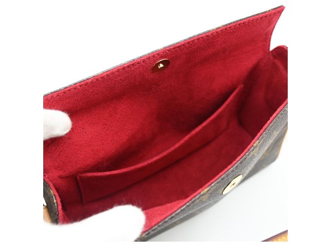 Borsa a tracolla Louis Vuitton Recital da donna Marrone - vista 6