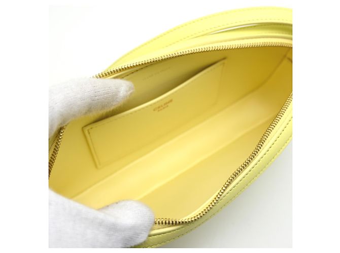 Céline Borsa Celine Cuile Triomphe a una spalla Giallo - vista 6