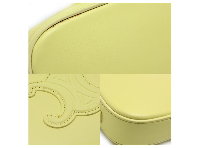 Céline Borsa Celine Cuile Triomphe a una spalla Giallo - vista 7