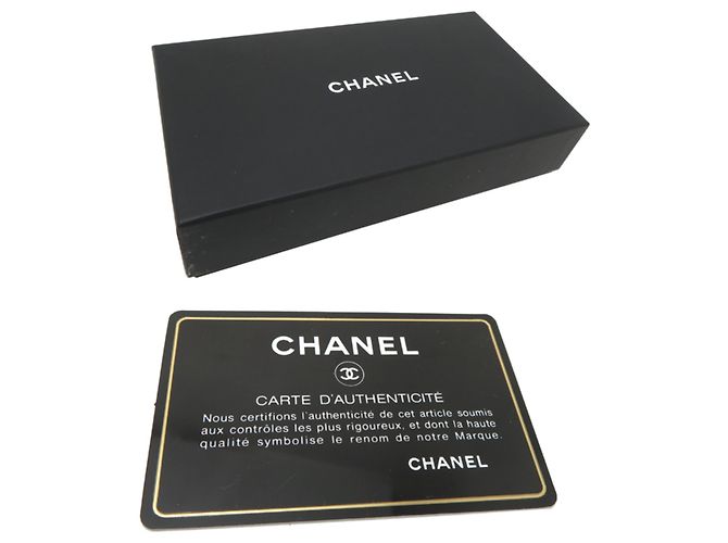 Cartera larga de piel de becerro granulada rosa Chanel - vista 9