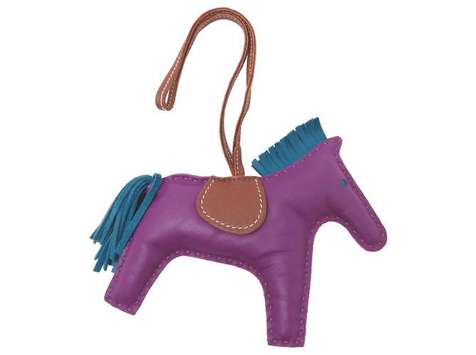 Hermès Charm per borsa Hermes Rodeo MM Rosso - vista 2
